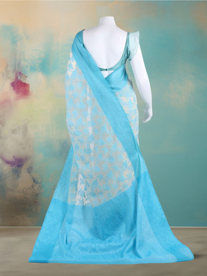 Resham Woven Design Cotton Saree