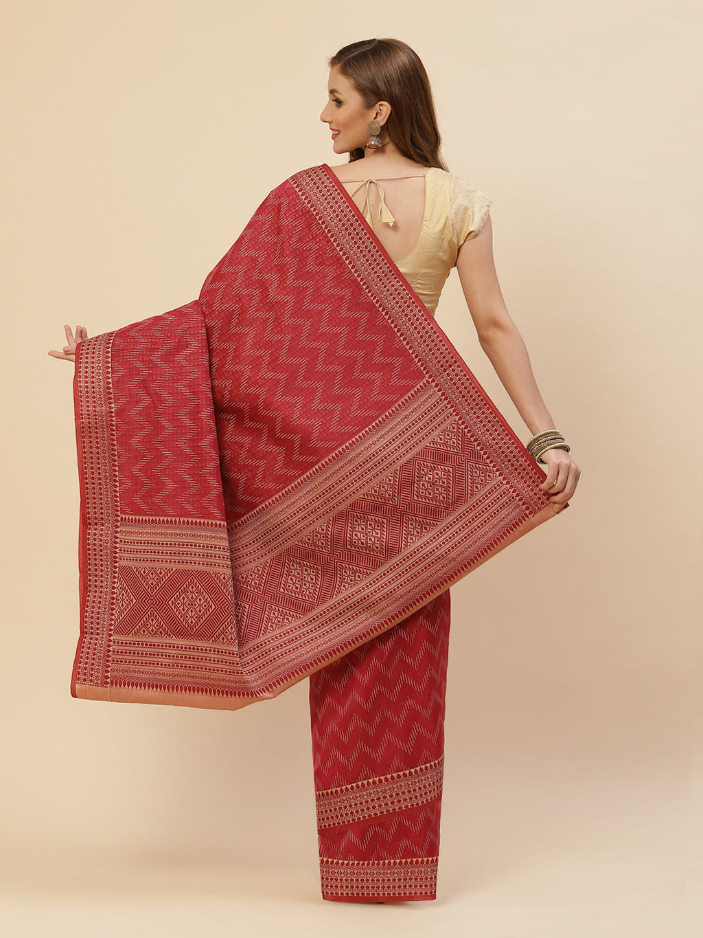 Printed Cotton Saree