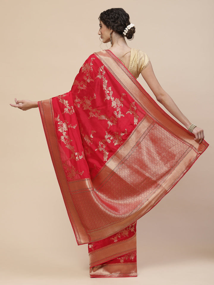 Zari Jaal Banarasi Embroidered Saree