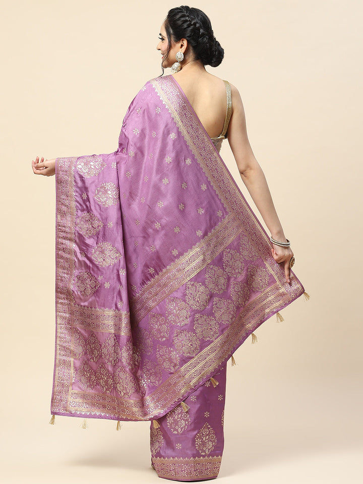 Zari Booti Woven Handloom Saree
