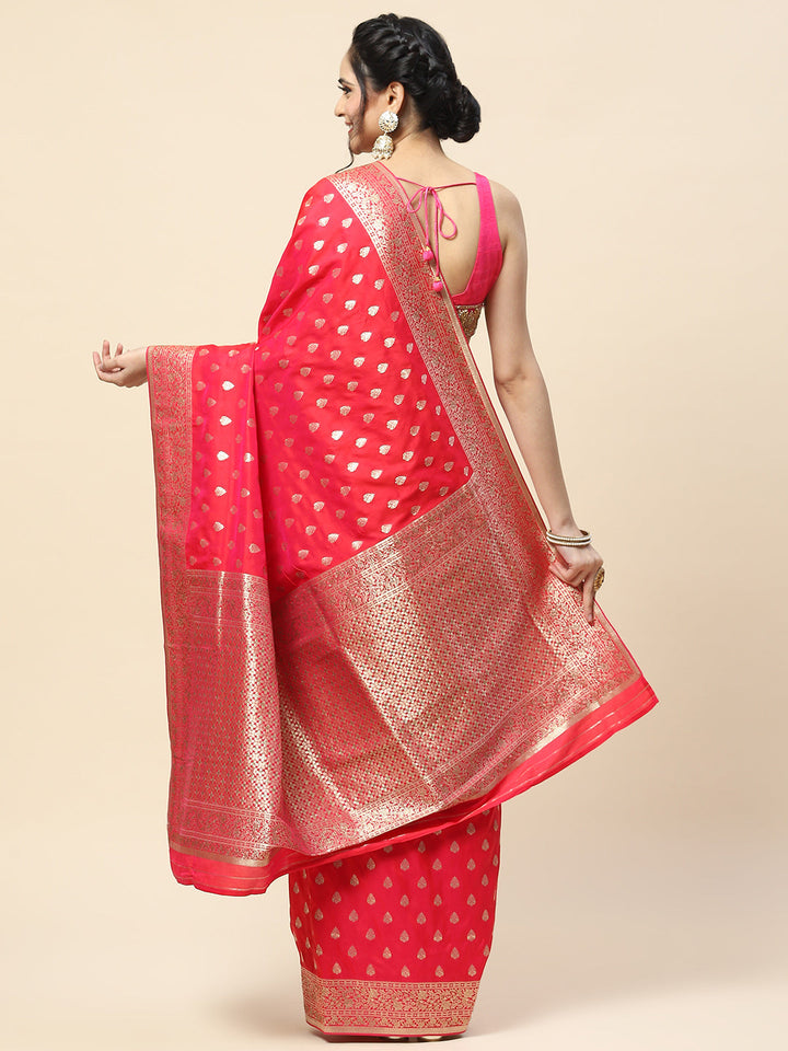 Swarovski Embroidered Banarasi Handloom Saree