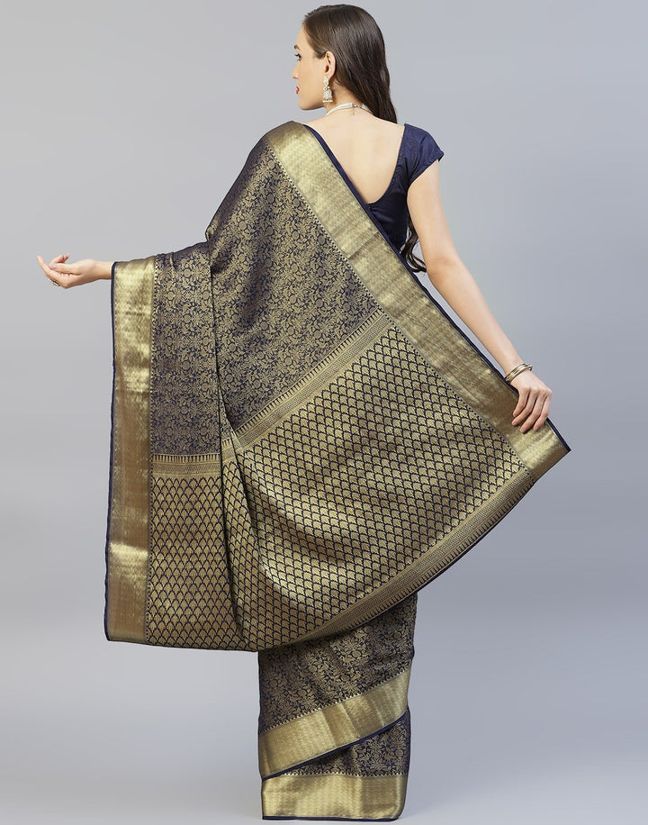 Semi Georgette with Beautiful Zari Jaal Weaves