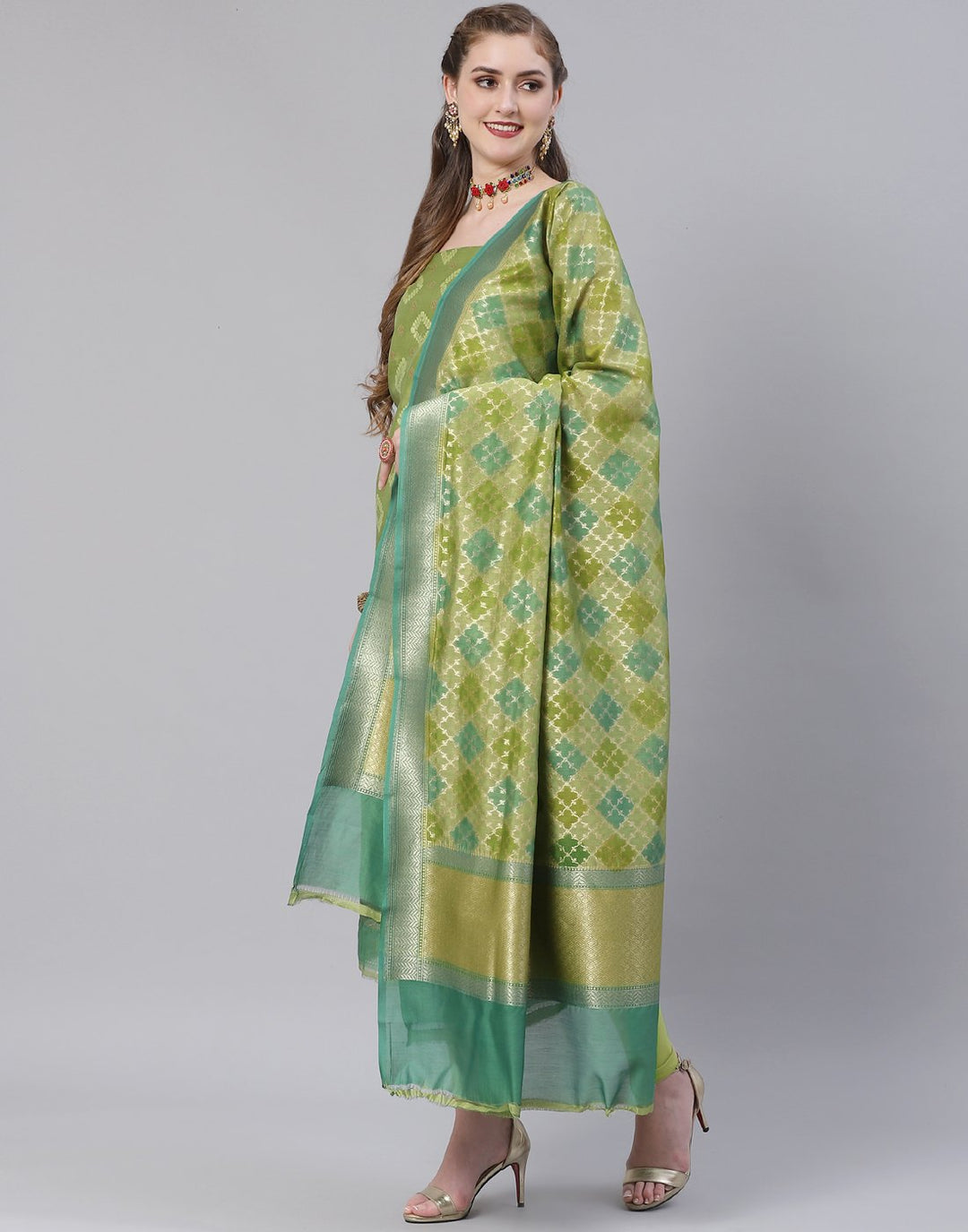 PURE BANARSI SUIT SET