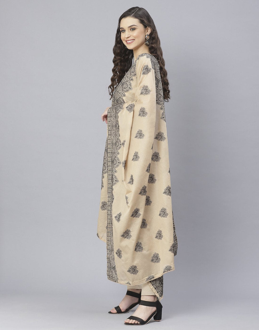 Cotton Embroidered Suit Set
