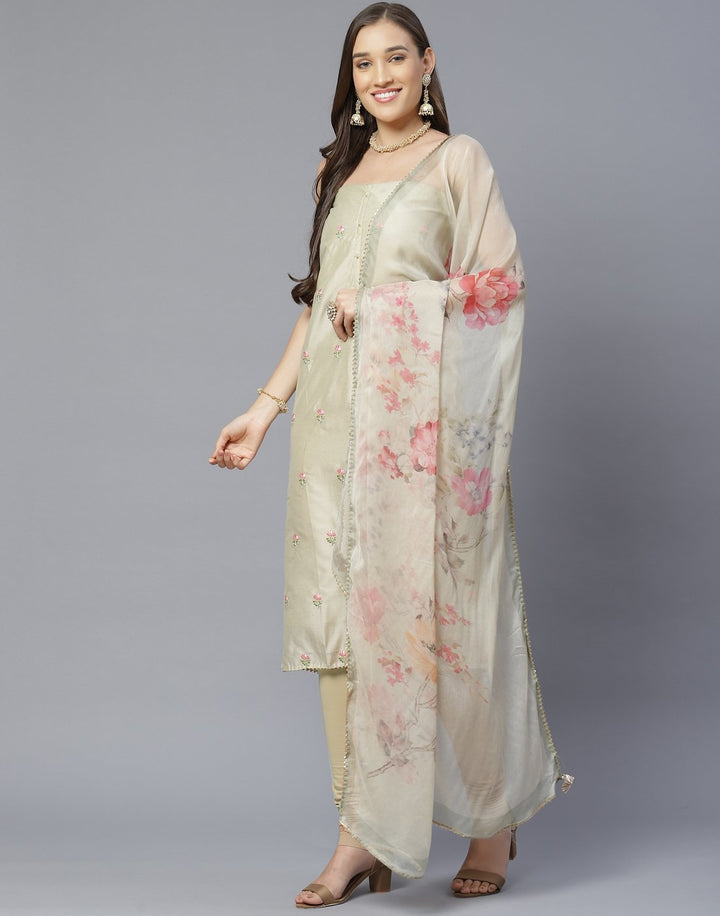 Chanderi Suit Set