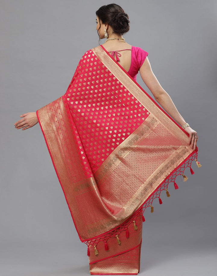 Art Handloom Woven Embroidery Saree