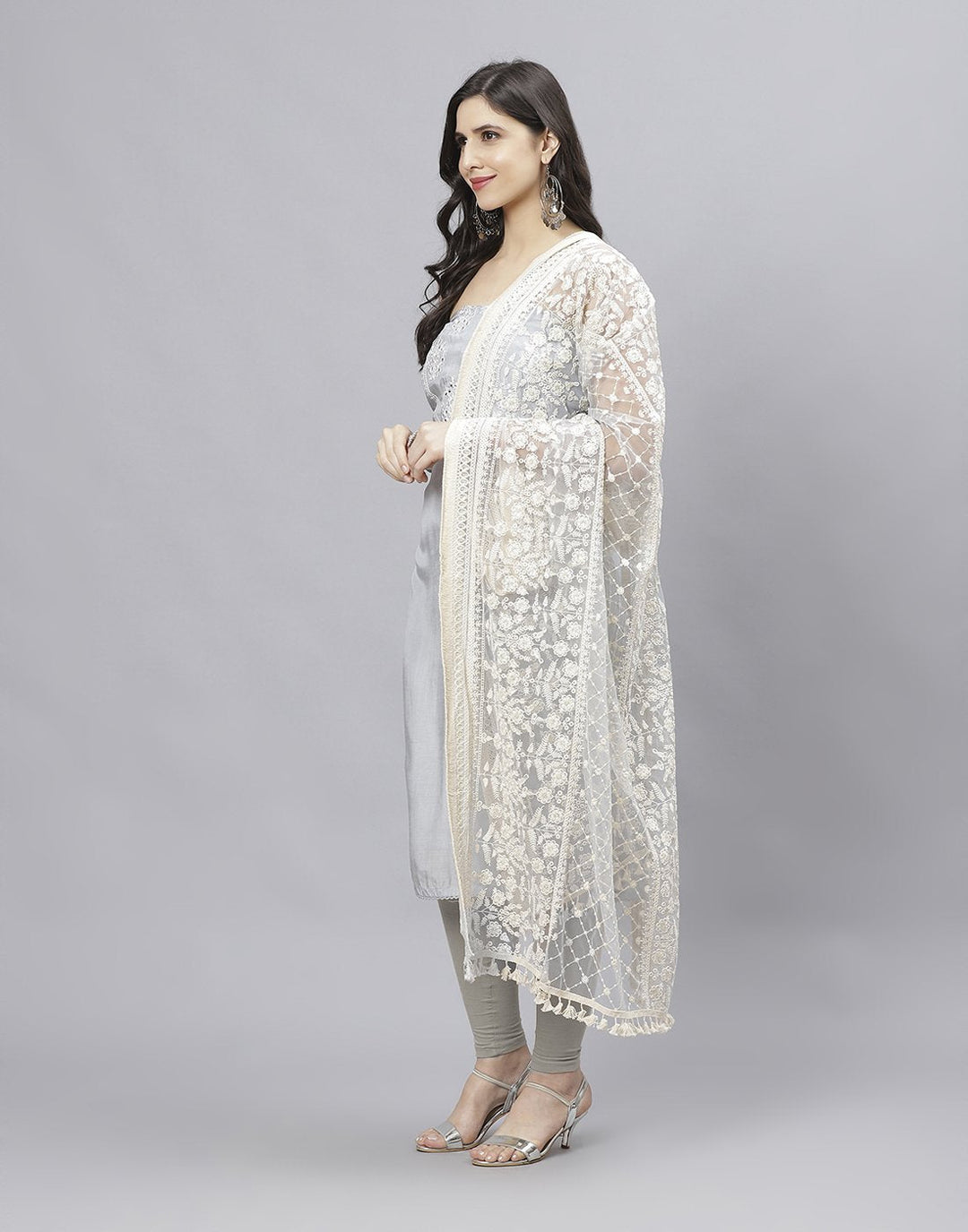 Muslin Embroidered Suit piece