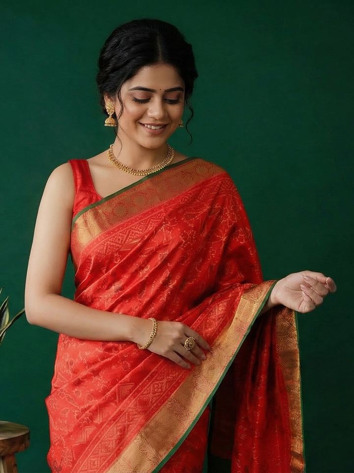 Woven Design Art Silk Saree