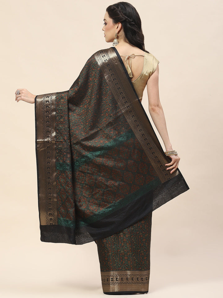 Zari Border Woven Cotton Saree