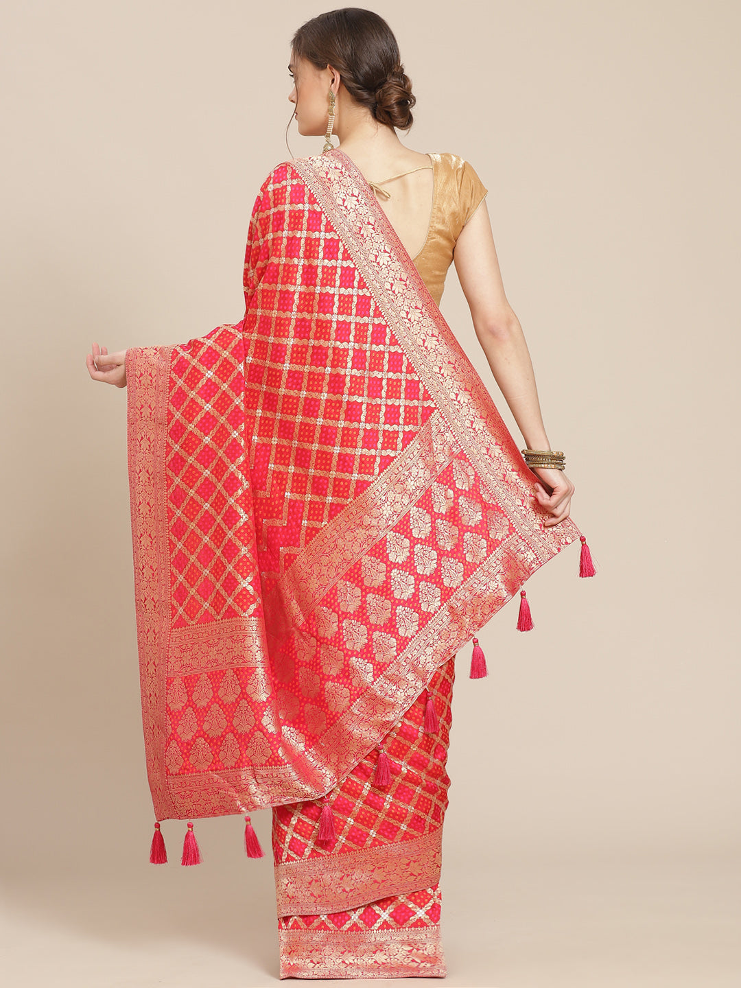 Zari Work Banarasi Handloom Saree