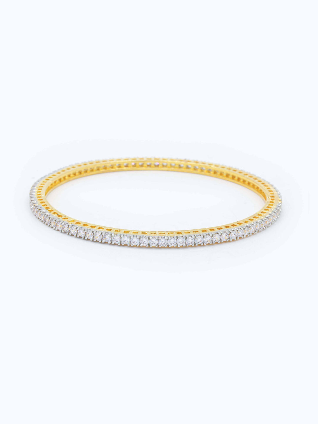 Gold &amp; Silver AD Bangle Set