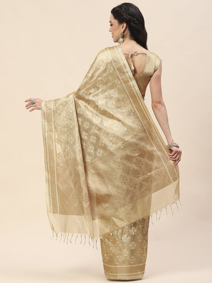 Zari Border Woven Cotton Saree
