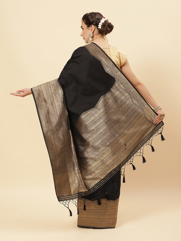 Art Handloom Saree with Zari Border