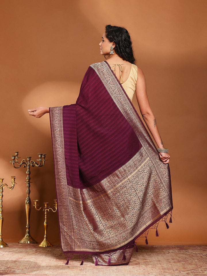 Woven Design Tussar Silk Saree
