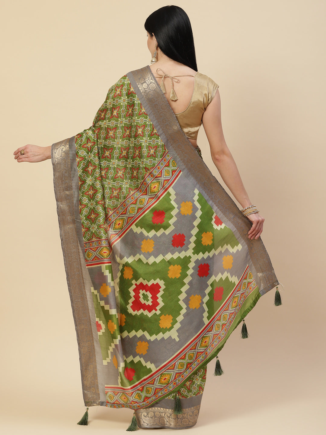 Patola Printed Handloom Saree