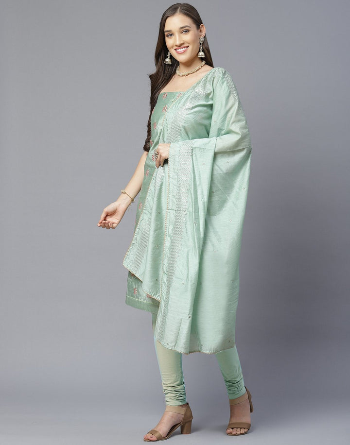 Chanderi Suit Set