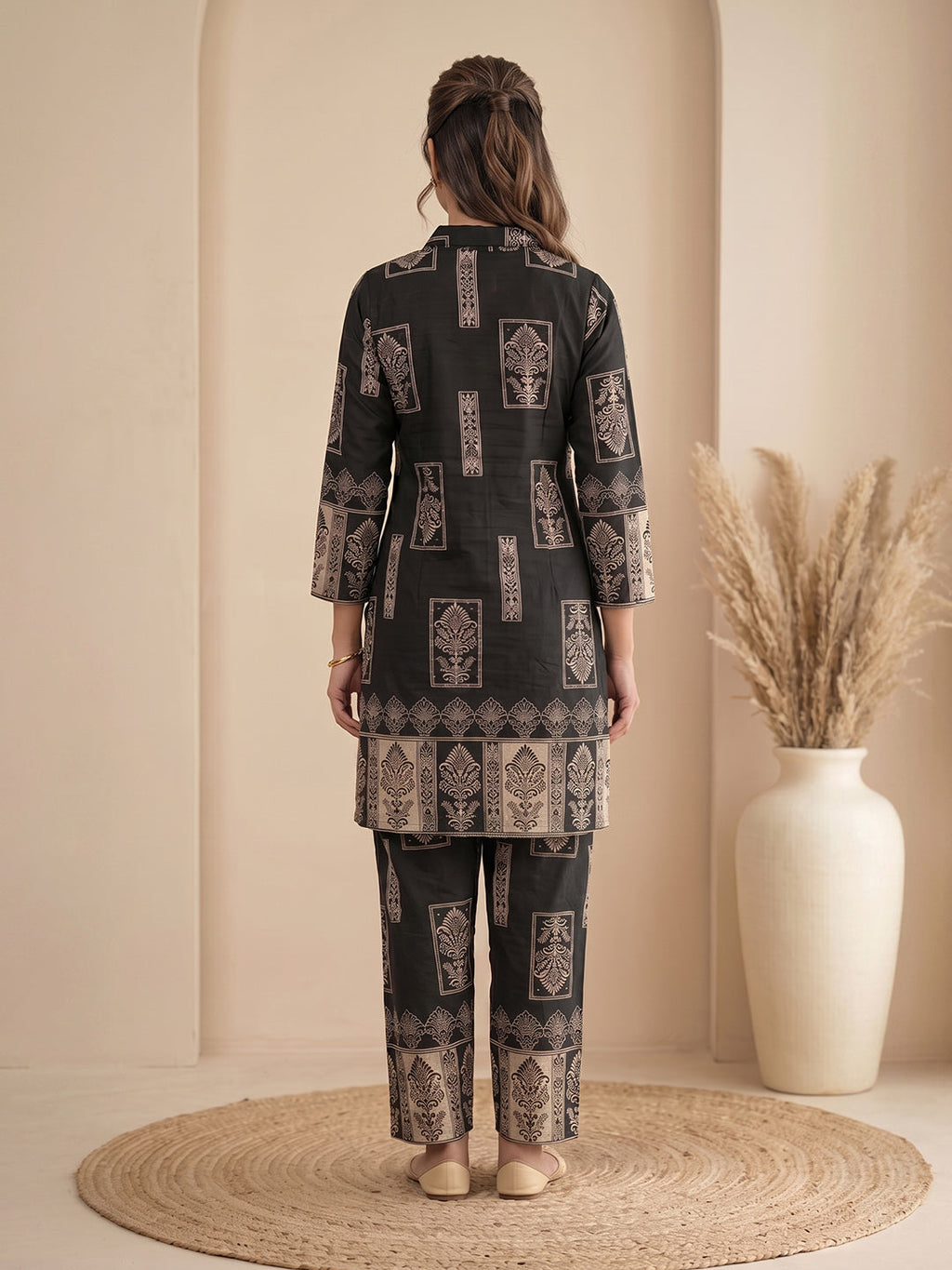 Embroidery Cotton Blend Kurta Set