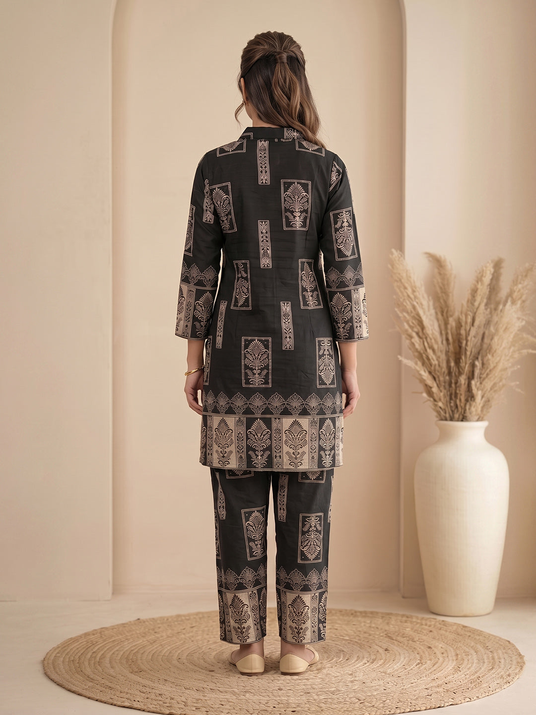 Embroidery Cotton Blend Kurta Set
