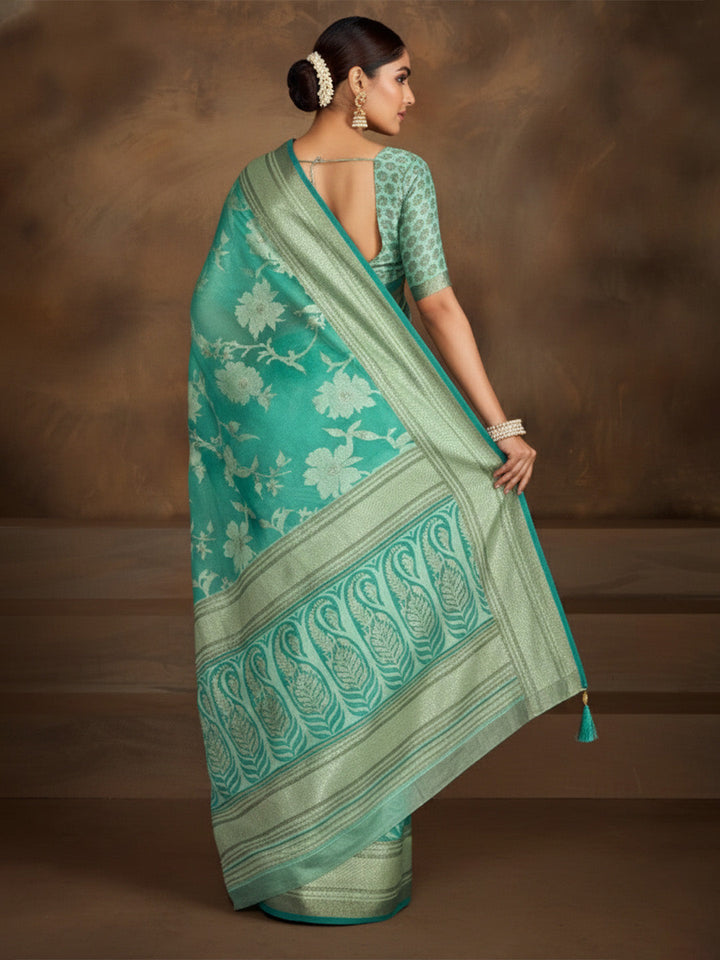 Plain Georgette Saree
