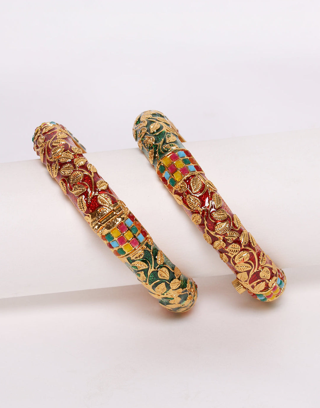 Traditional MultiColored Bangle Set