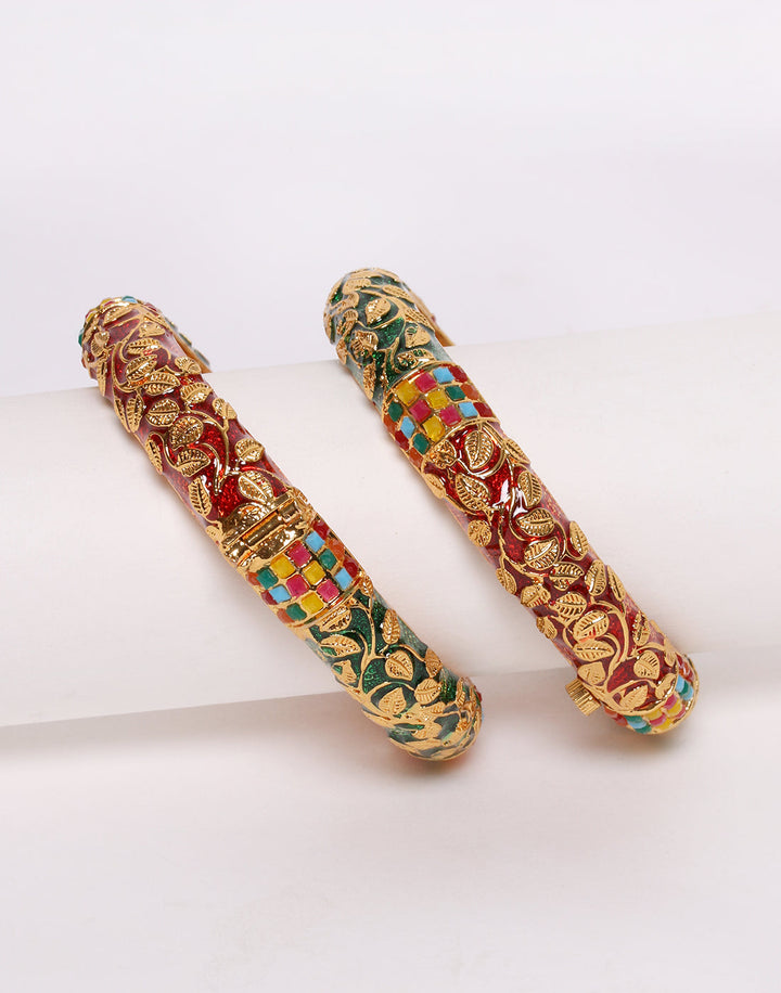 Traditional MultiColored Bangle Set