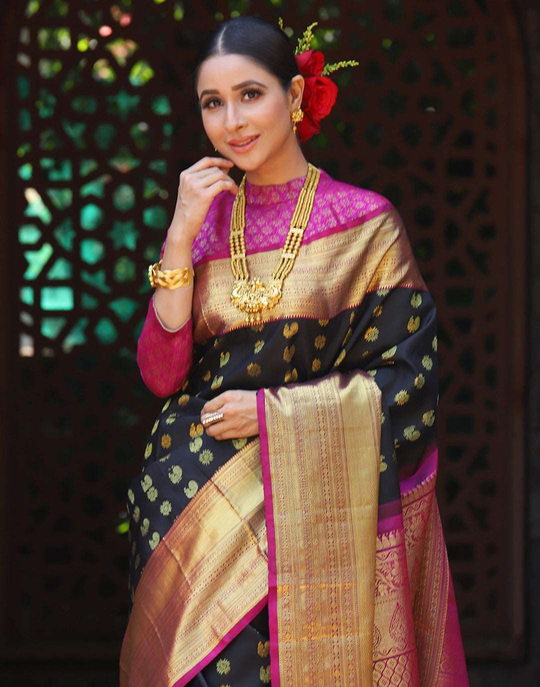 MBZ Meena Bazaar-KANJIVARAM SILK SAREE