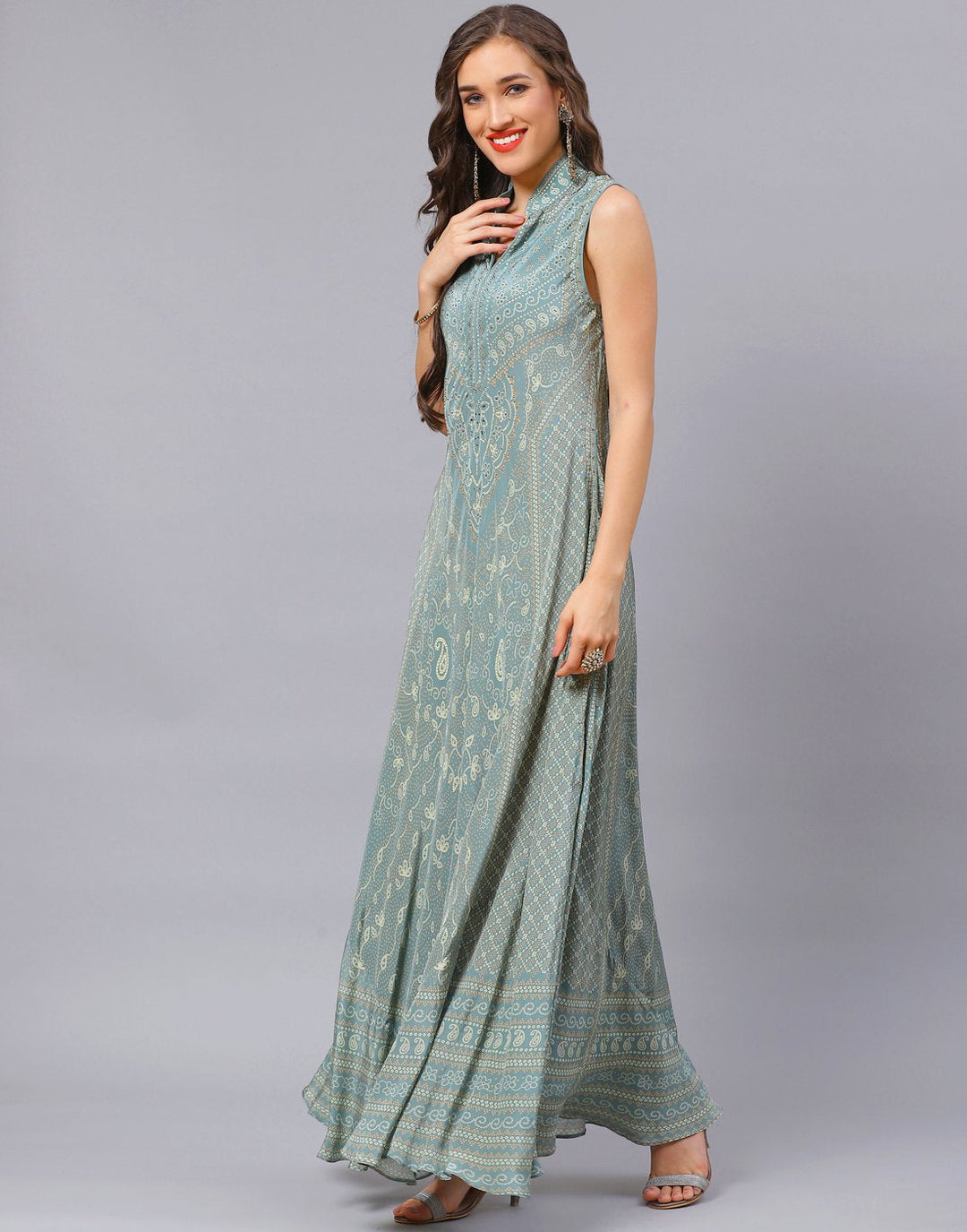 Aqua Dress-1