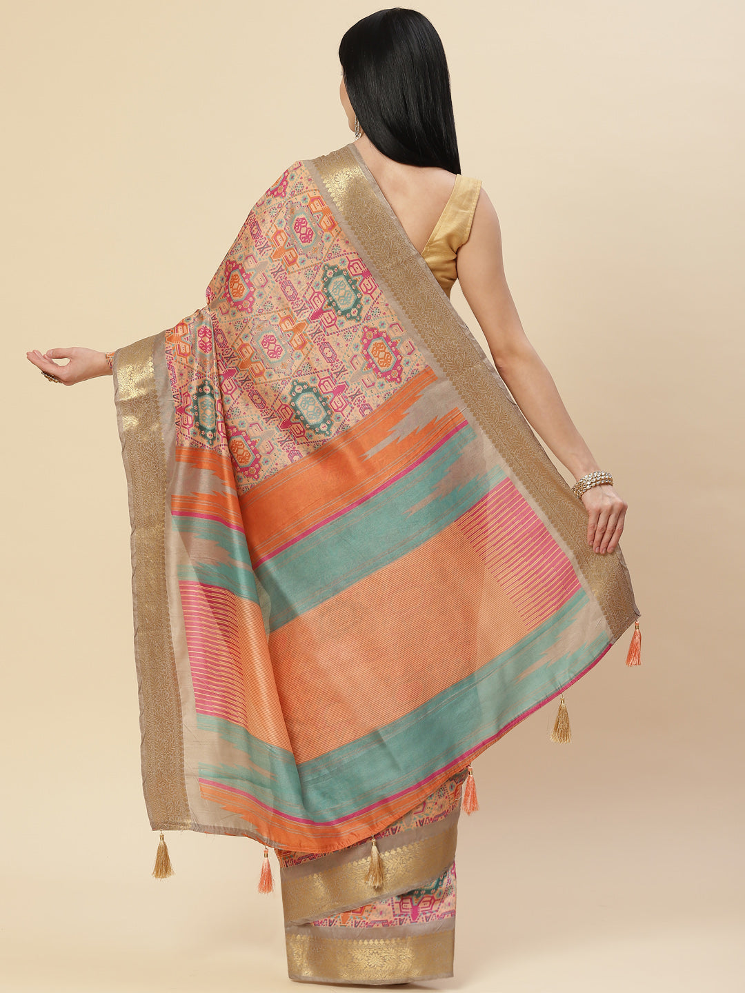 Patola Printed Handloom Saree