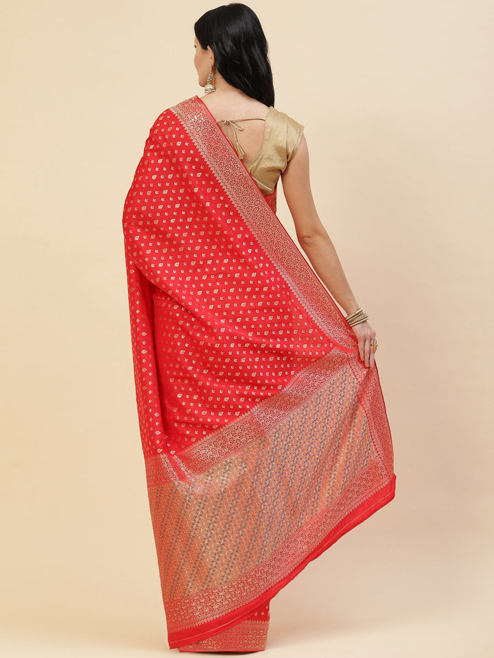 Stone Booti Banarasi Woven Saree