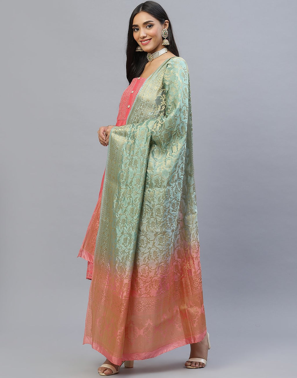Chanderi Cotton Suit Set