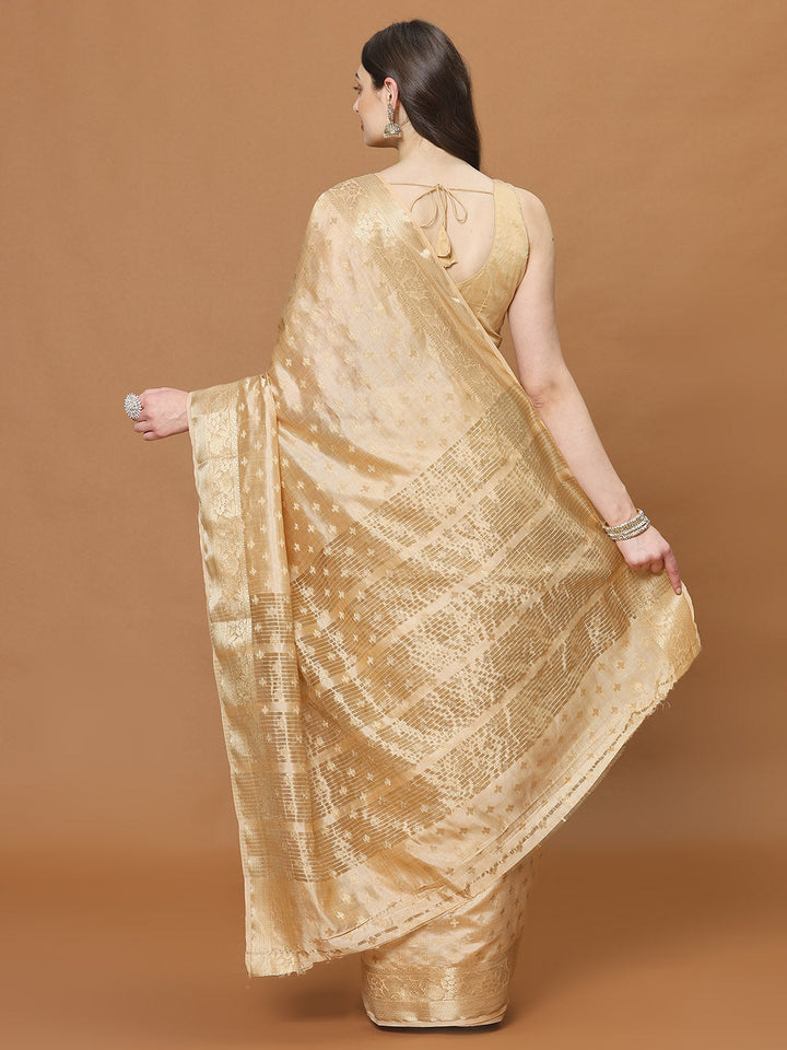 Zari Border Art Silk Woven Saree