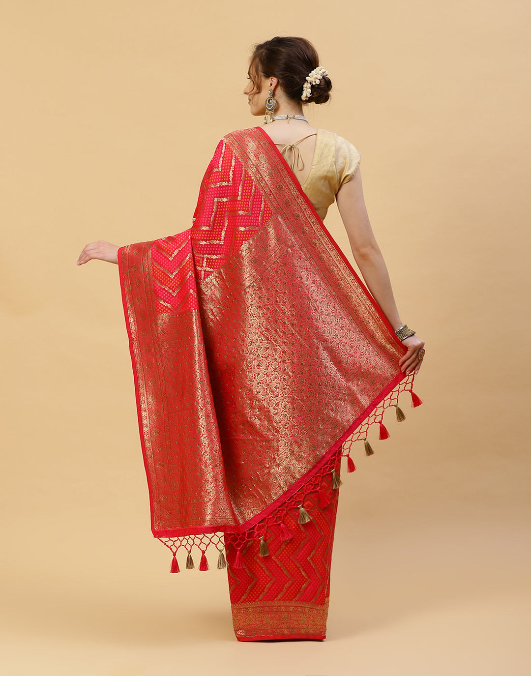 Woven Banarasi Art Handloom Saree