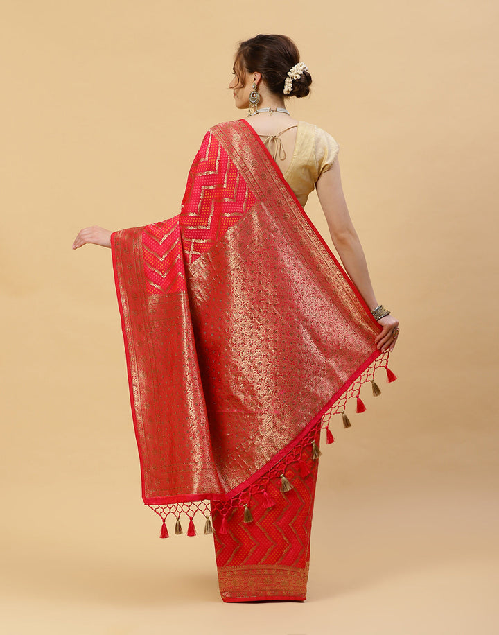 Woven Banarasi Art Handloom Saree