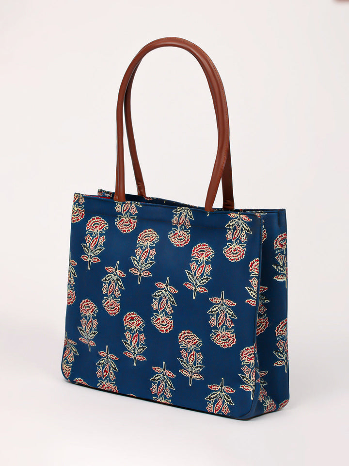 Cotton Handbag And Purse Set
