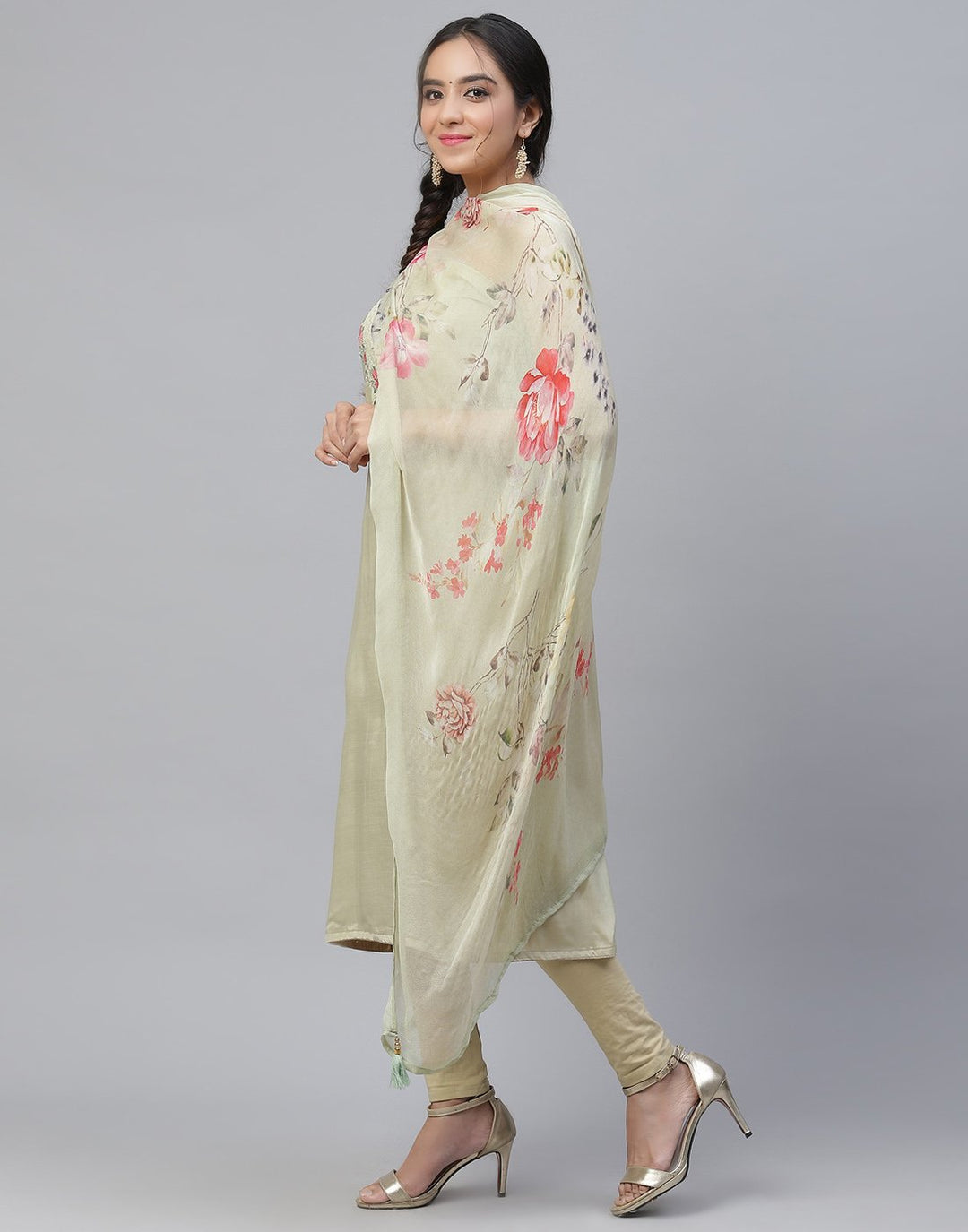 Muslin Embroidered Suit Piece