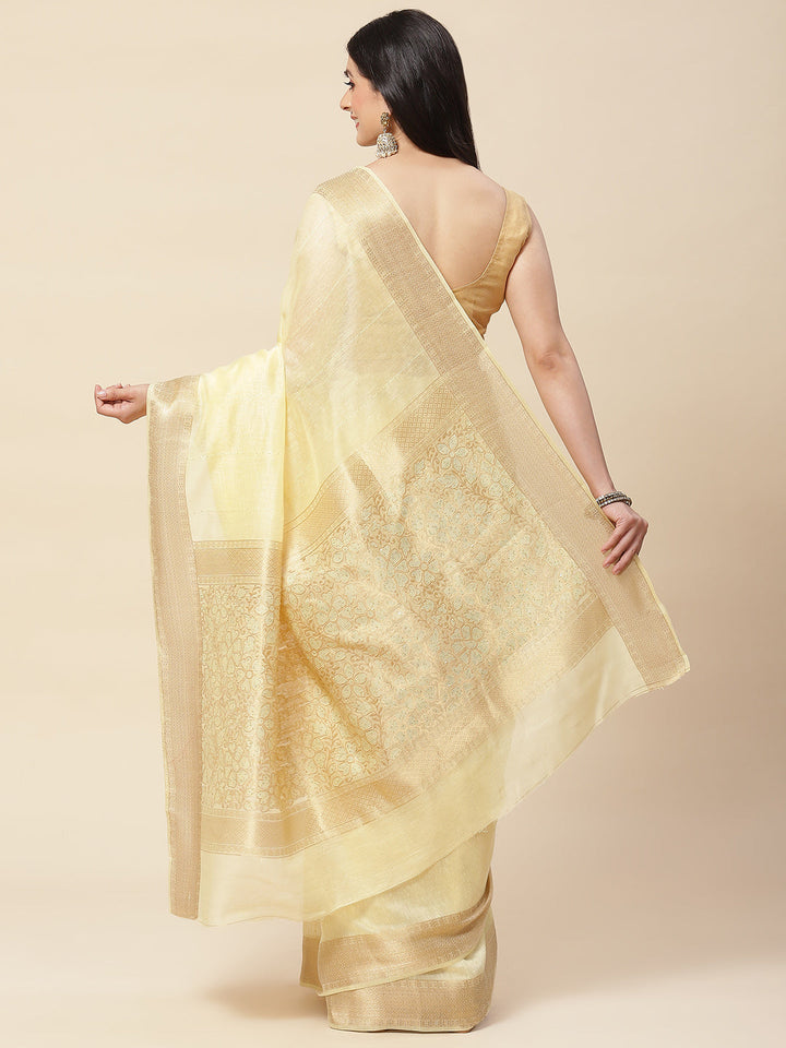 Zari Border Woven Cotton Saree