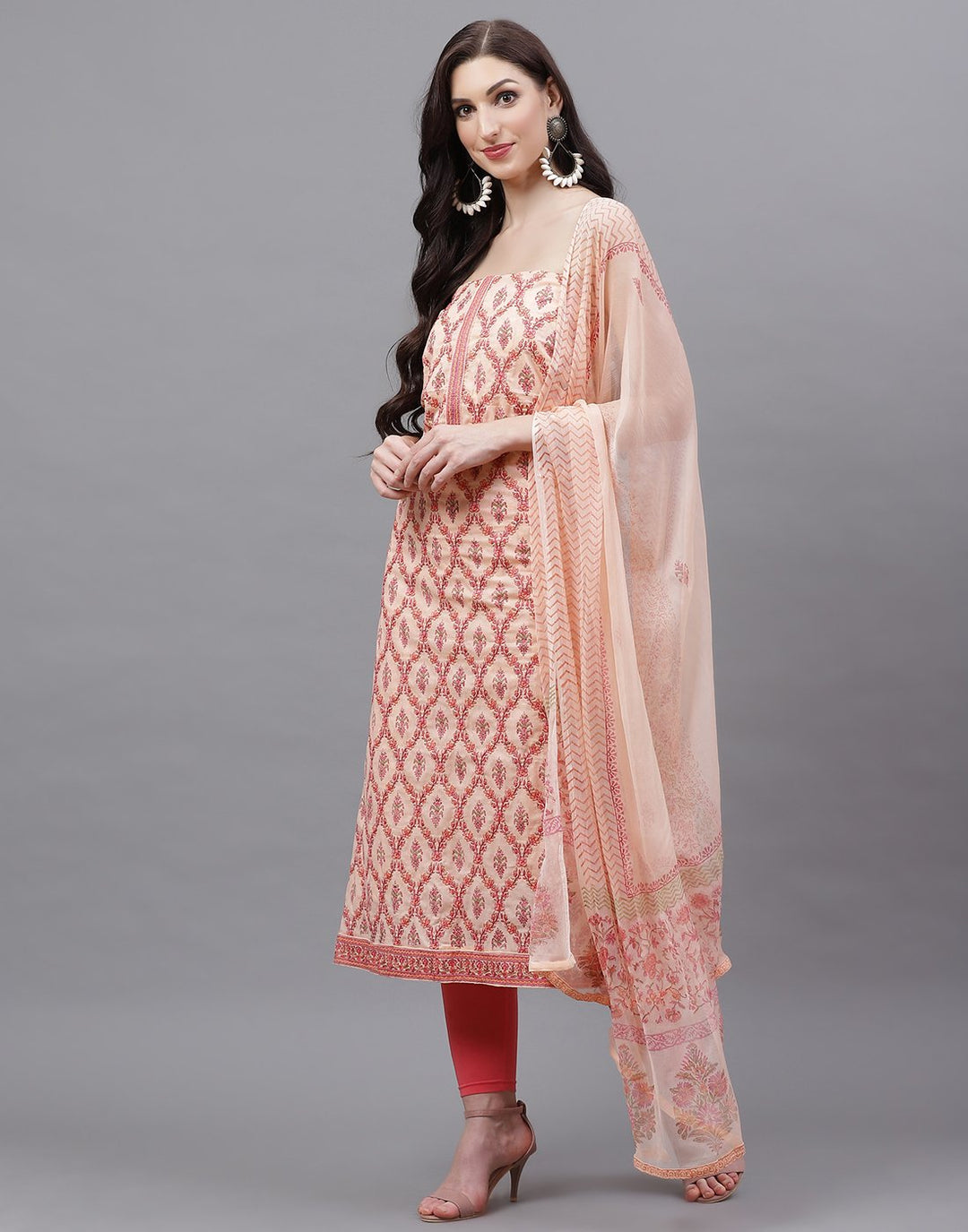 Cotton Embroidered Suit piece
