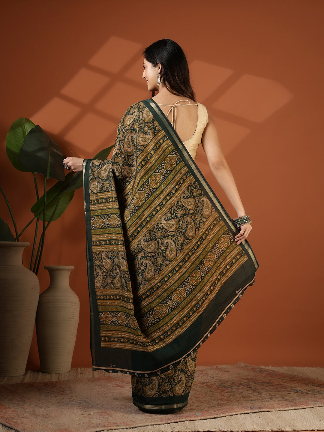 Digital Printed Art Silk Saree
