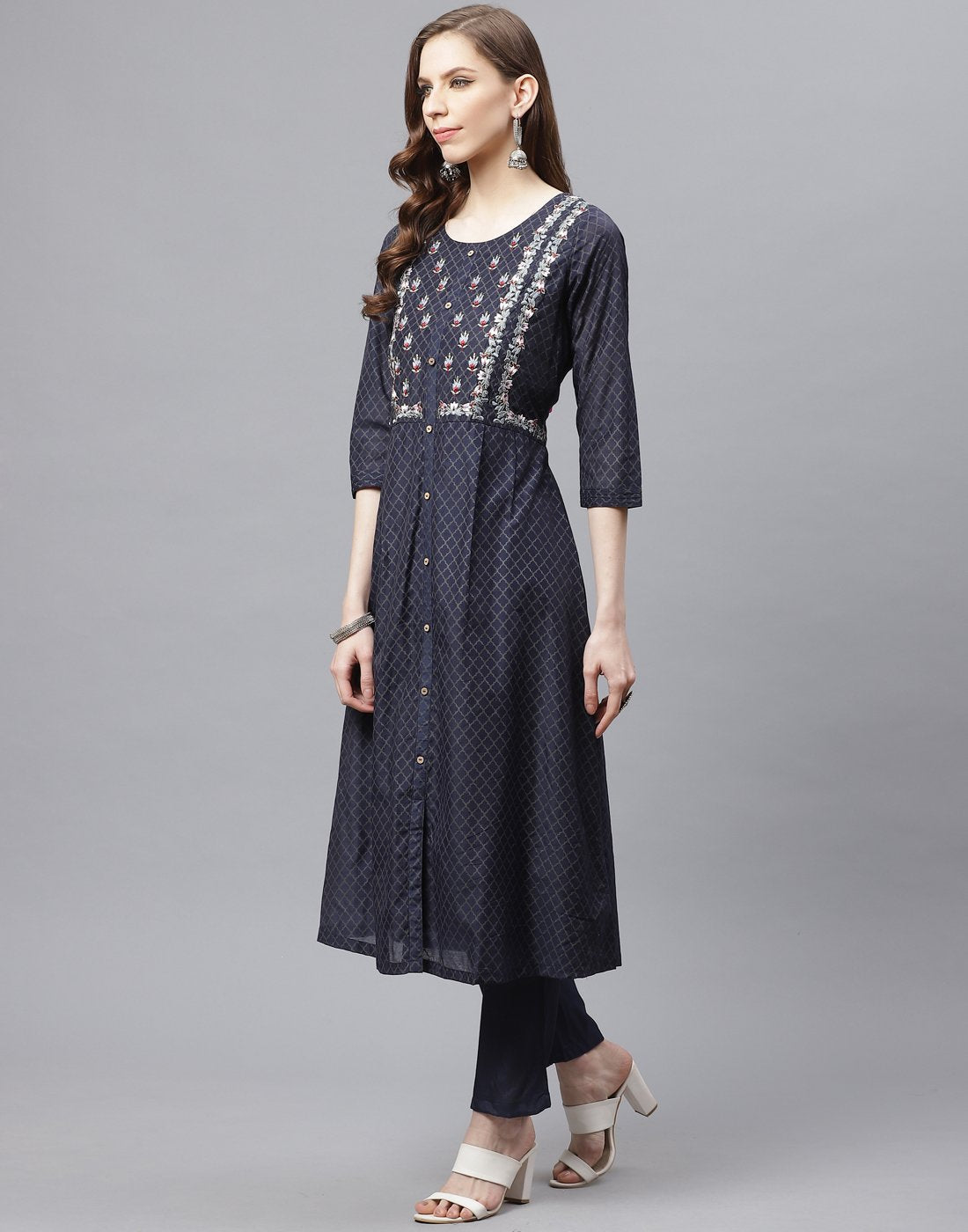 Cotton Kurti Pant Set