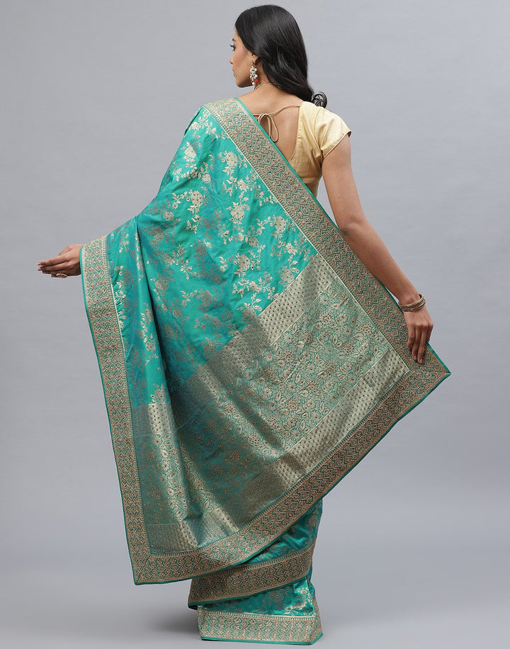Banarasi Woven Embroidery Saree