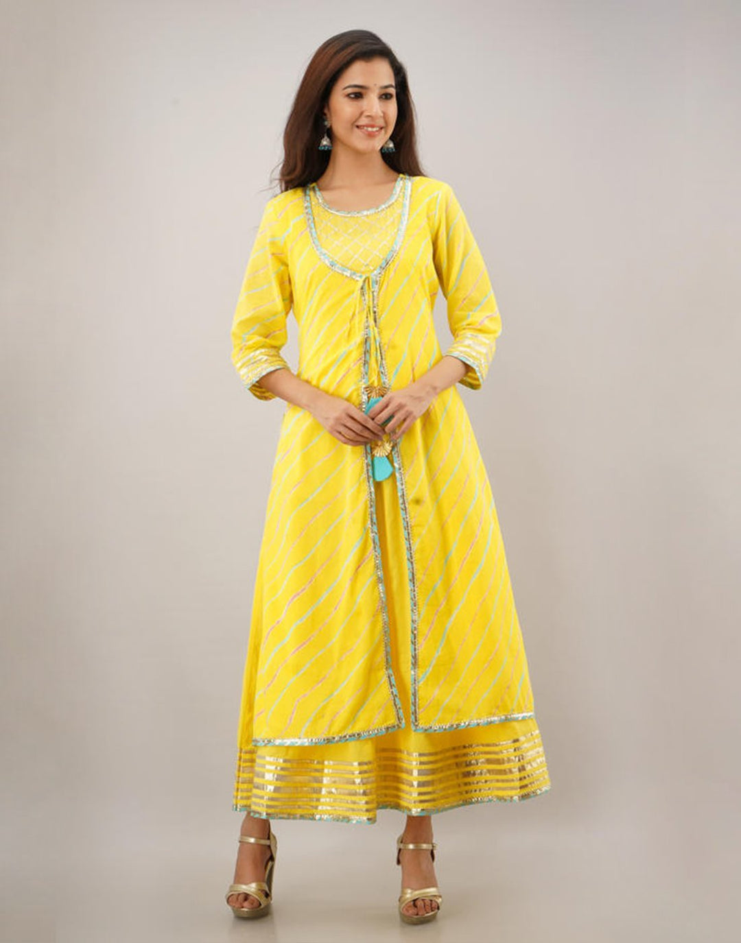 Printed Cotton Anarkali Kurti
