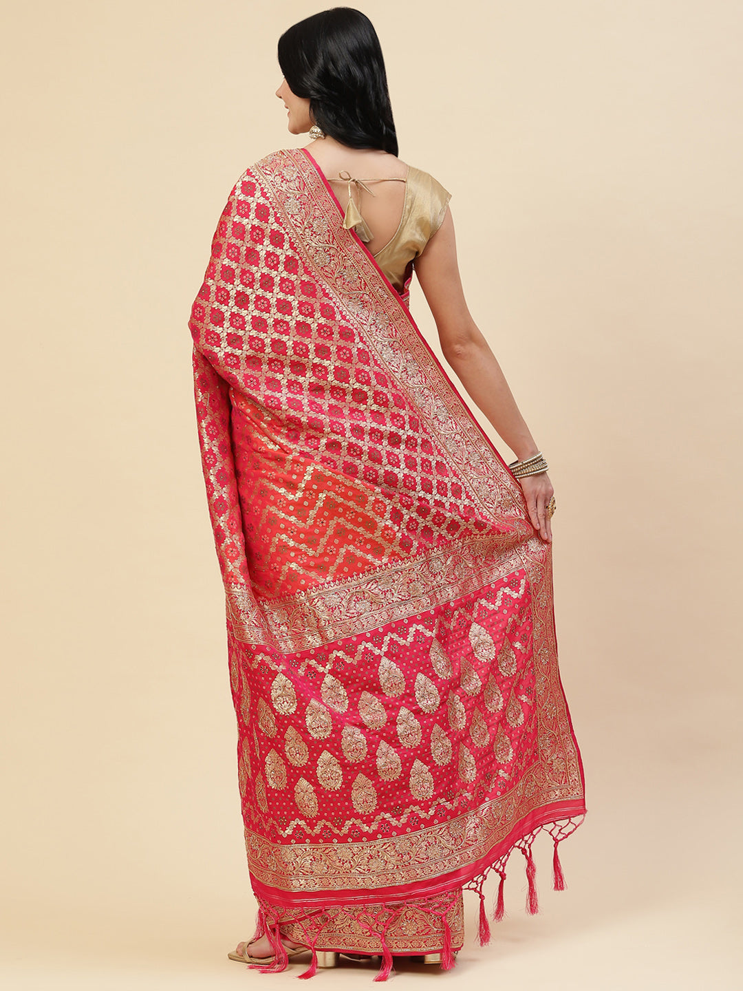Stone Embroidered Banarasi Saree
