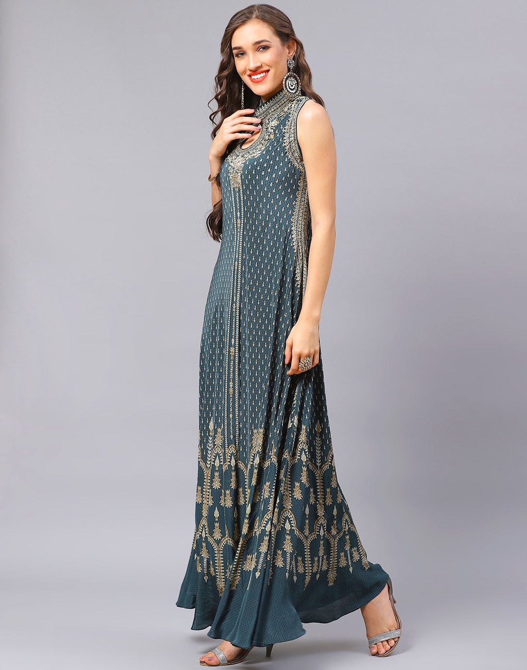 Blue and Wine Dress