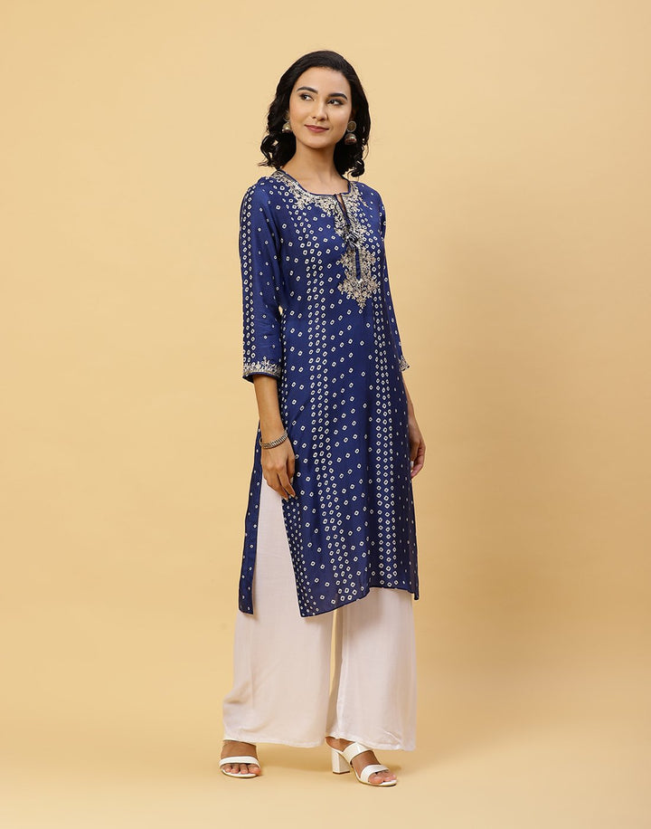 Printed Cotton Muslin Kurti