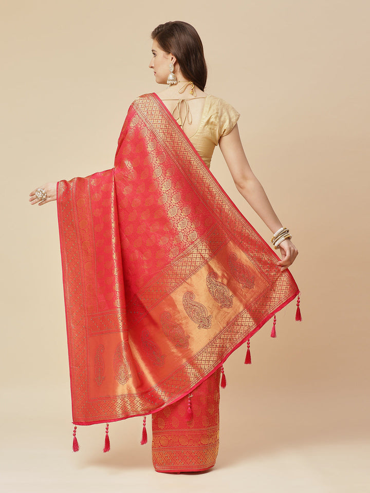 Swarovski Art Handloom Woven Saree