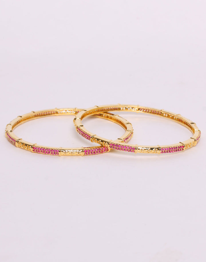 Traditional Gold Toned Bangle Set
