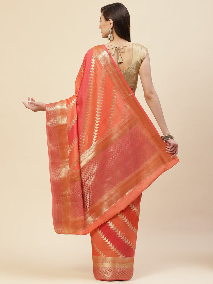 Zari Booti Cotton Woven Saree