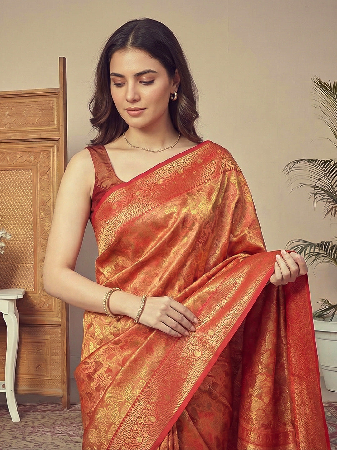 Woven Design Art Silk Saree