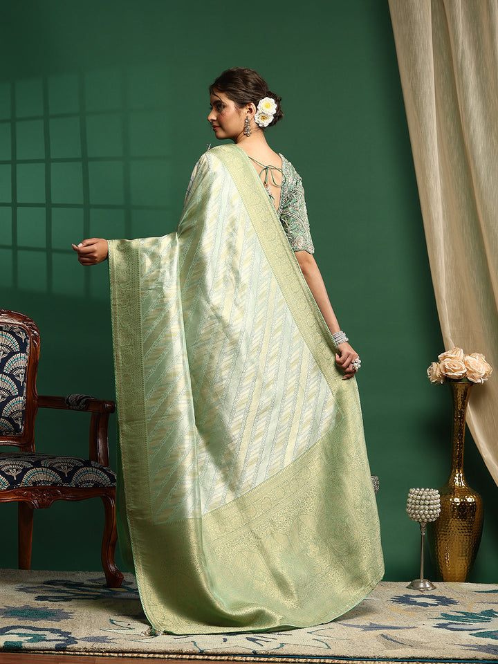 Embroidered Banarasi Saree