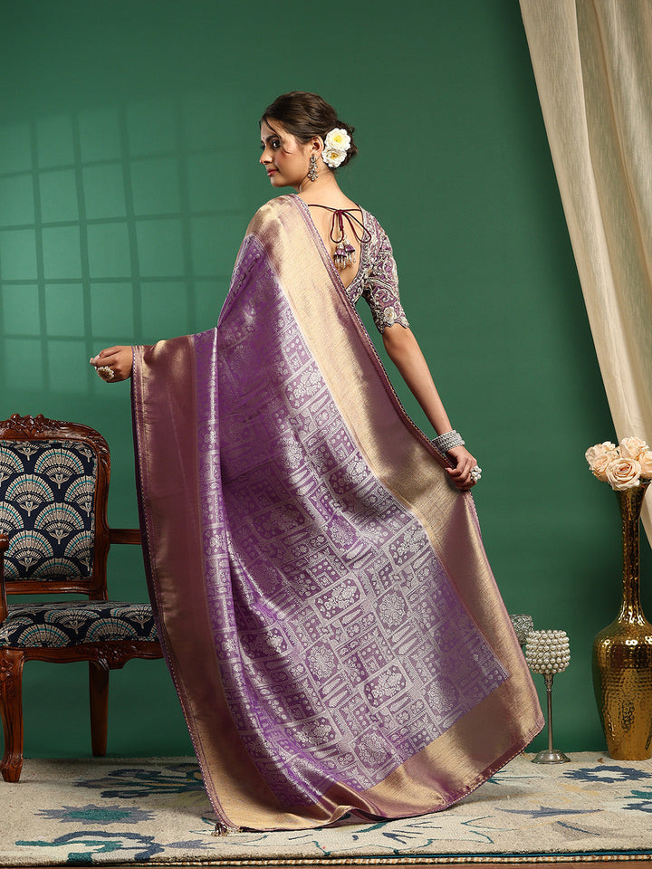 Embroidered Banarasi Saree